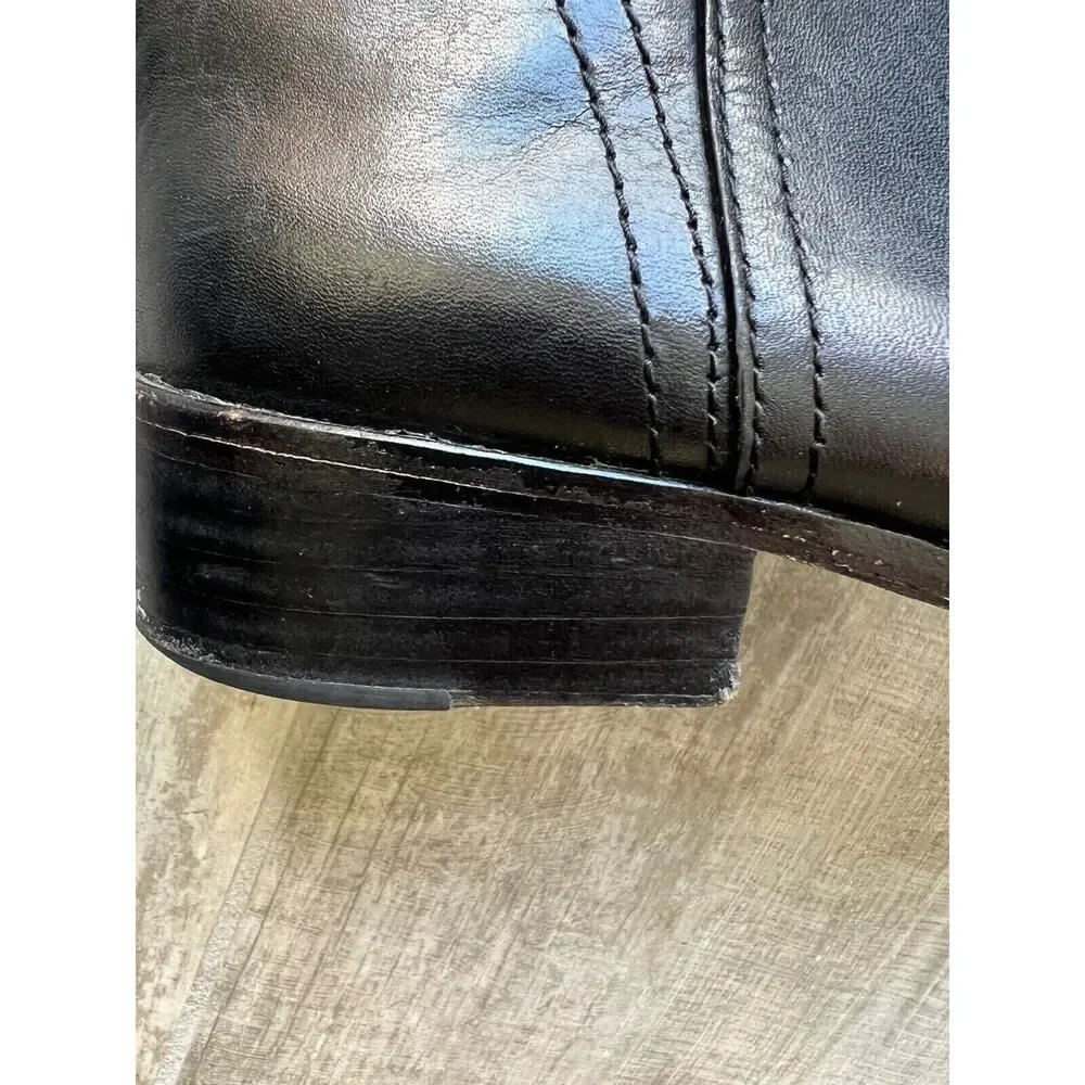 $525 TORY BURCH Black Simone Over The Knee Riding Equestrian Boots Leather 8 M